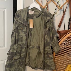 Camo utility jacket. NWT